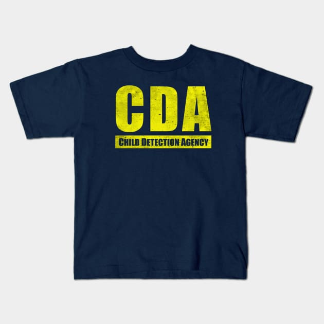 Child Detection Agency Kids T-Shirt by DesignsByDrew